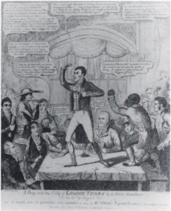 George Cruikshank \(1817\) A peep into a London tavern