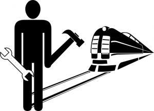 Those were the days - skilled workers working hard