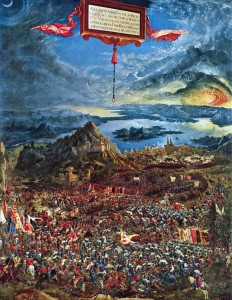 Albrecht Altdorfer: Alexanderschlacht \(Kampf Alexanders des Großen gegen Perserkönig Darius\) 1529